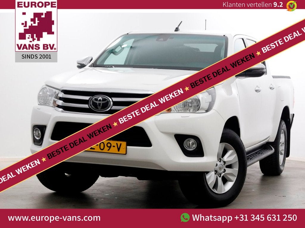 Toyota Hilux 2.4 D-4D-F 150pk E6 4WD 4x4 Double Cab Automaat, Auto's, Toyota, Automaat, Gebruikt, Euro 6, 4 cilinders