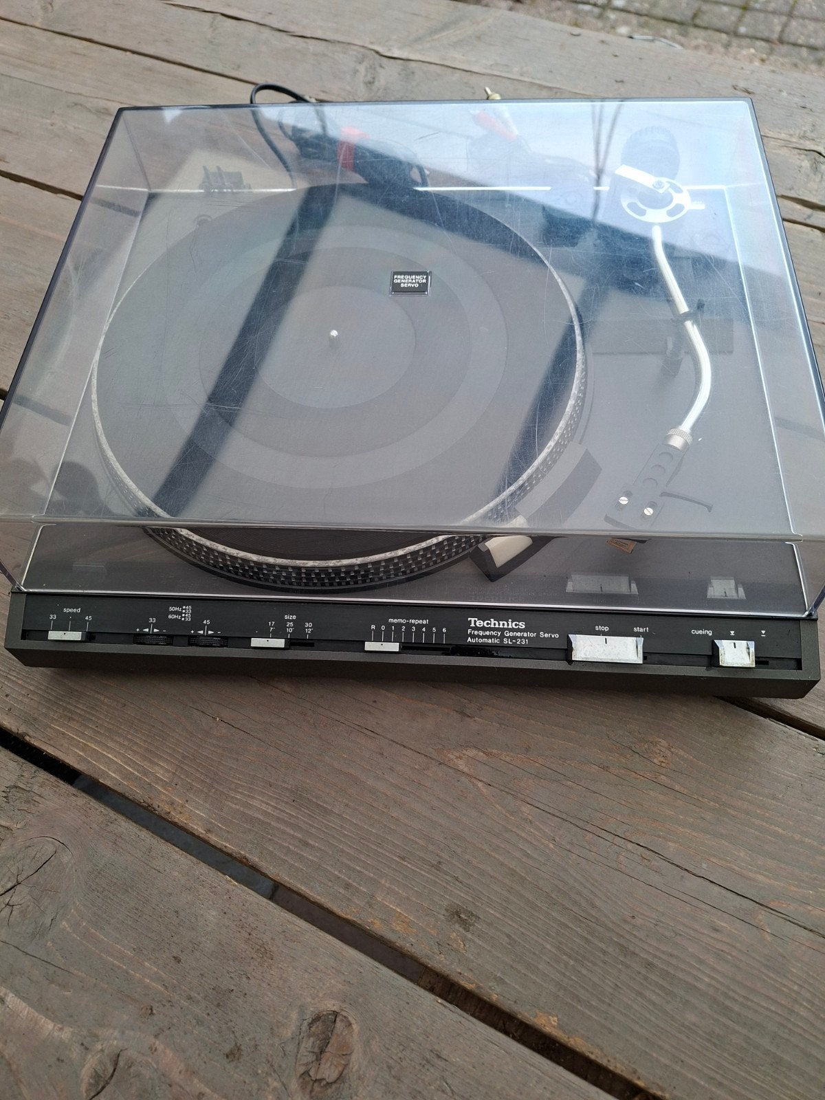 Technics SL-231 Platenspeler met Technics 270C element, Ophalen, Gebruikt, Automatisch, Platenspeler