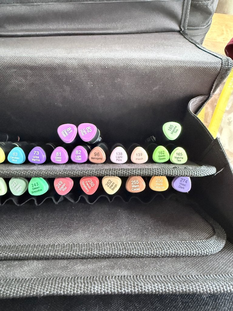 Koffer met 40 alcohol markers, Ophalen of Verzenden, Nieuw, Potlood of Stift