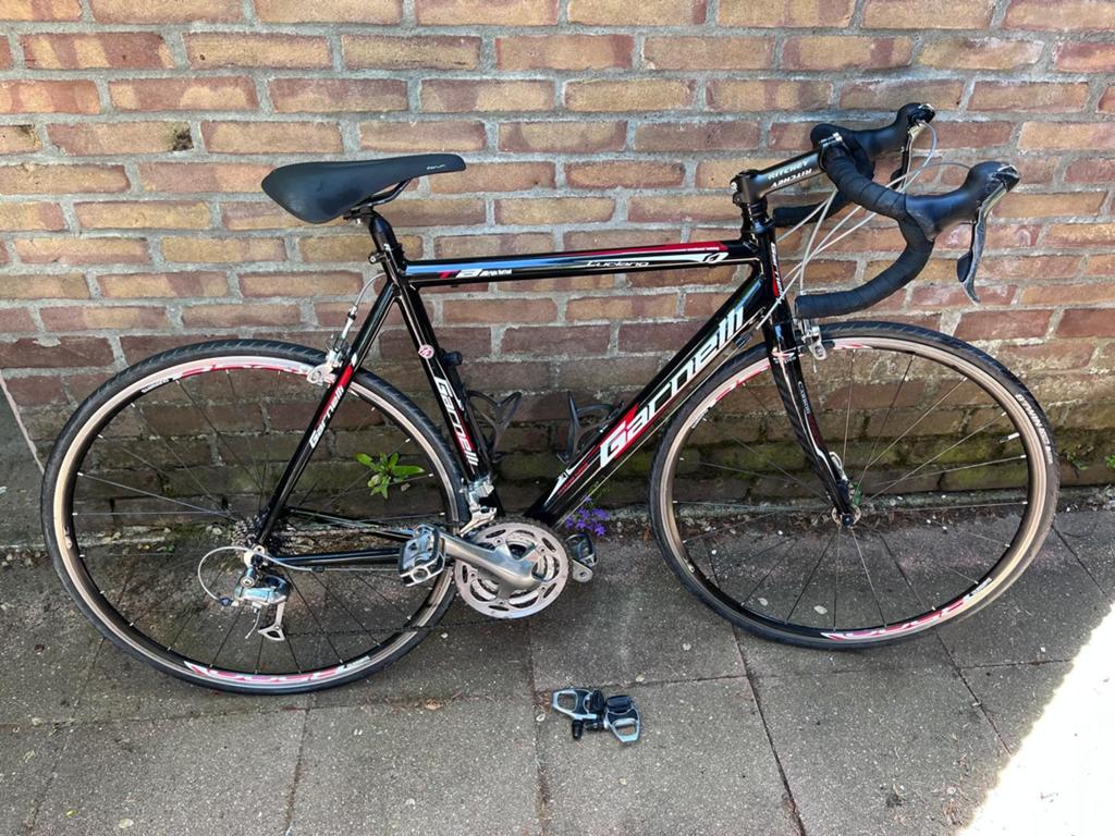 Garnelli Luciano Racefiets Carbon Frame M/L 57cm Shimano, Carbon, Velgrem, Nieuw, 53 tot 57 cm