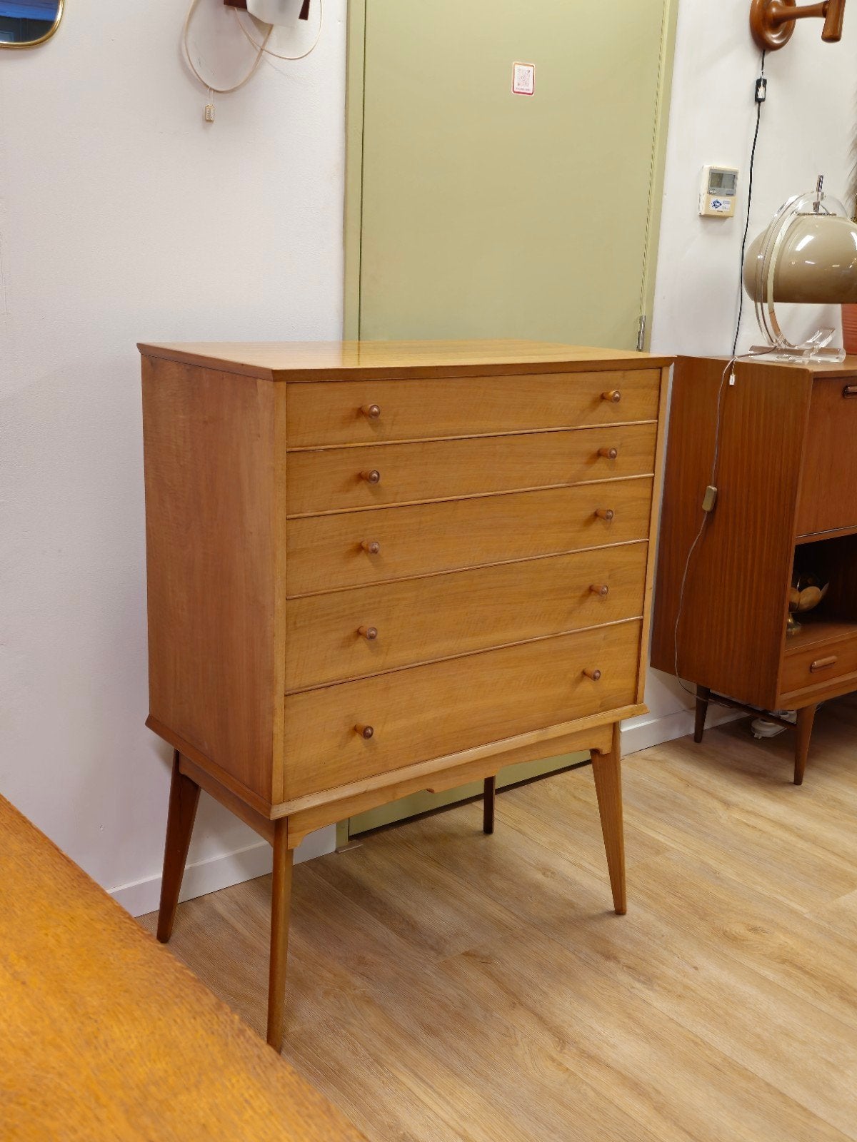 Vintage Alfred Cox Design Ladekast Ladekastje Kast Kastje, Ophalen
