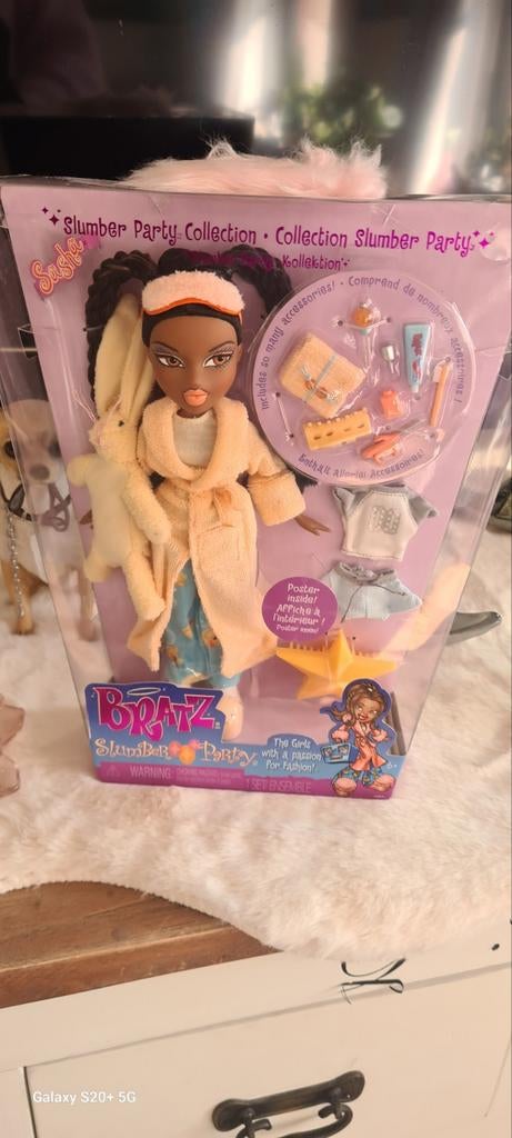 Bratz Slumber Party Sasha pop - Nieuw in doos, Ophalen of Verzenden, Nieuw, Overige typen