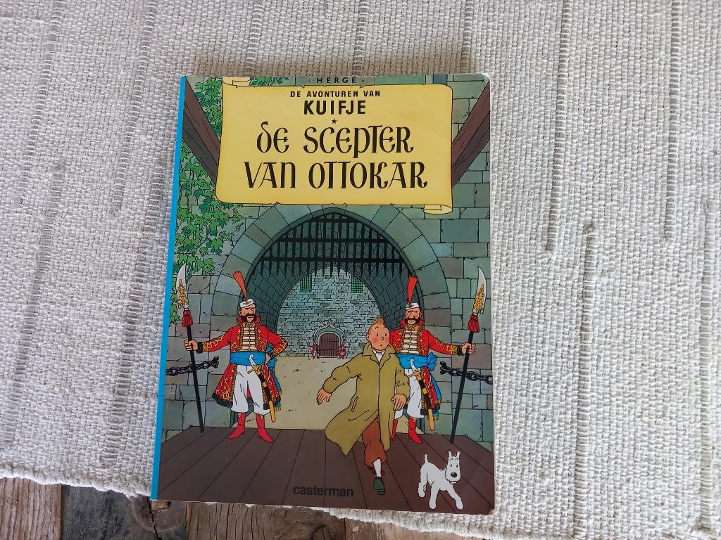 Kuifje de scepter van Ottokar, Eén stripboek, Ophalen of Verzenden, Gelezen