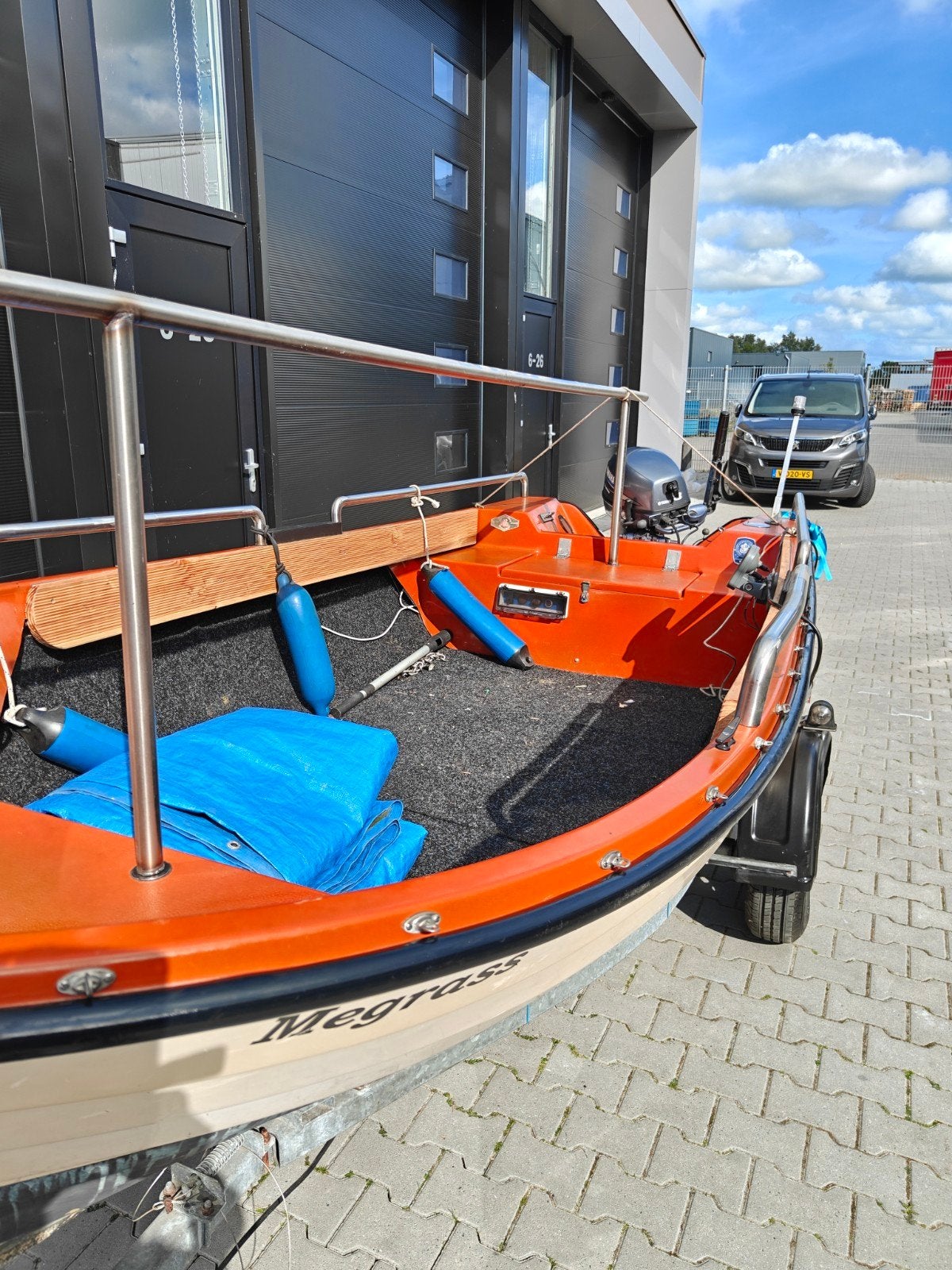 Rana 15 met Yamaha 8 pk buitenboordmotor en trailer, Ophalen of Verzenden, Gebruikt