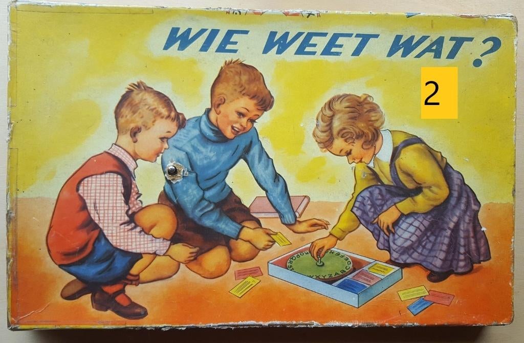 Kinder spellen  #2. Wie weet wat.  Ganzenbord, Ophalen of Verzenden, Gebruikt