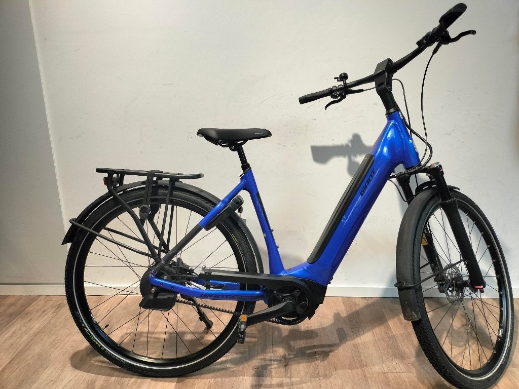 Fiets Dailytour E+ 0 Cobalt blauw, Fietsen en Brommers, Ophalen, Gebruikt, 50 km per accu of meer, Giant