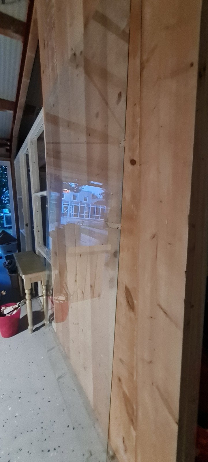 Grote glasplaat van gehard glas 250x125cm, Ophalen, 160 cm of meer, Zo goed als nieuw, Glasplaat