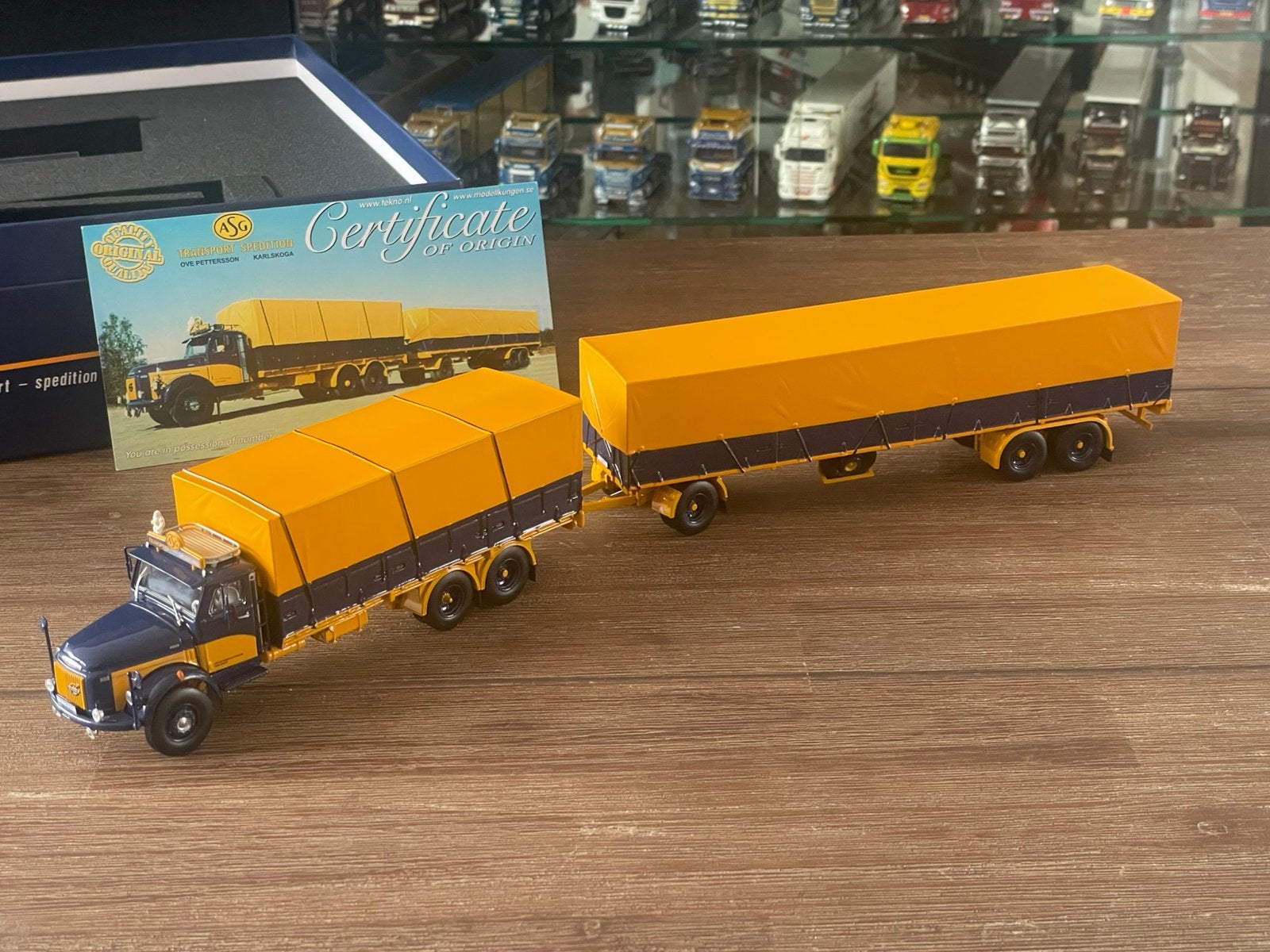 Tekno Volvo ASG, Hobby en Vrije tijd, Modelauto's | 1:50, Ophalen of Verzenden, Zo goed als nieuw, Bus of Vrachtwagen, Tekno