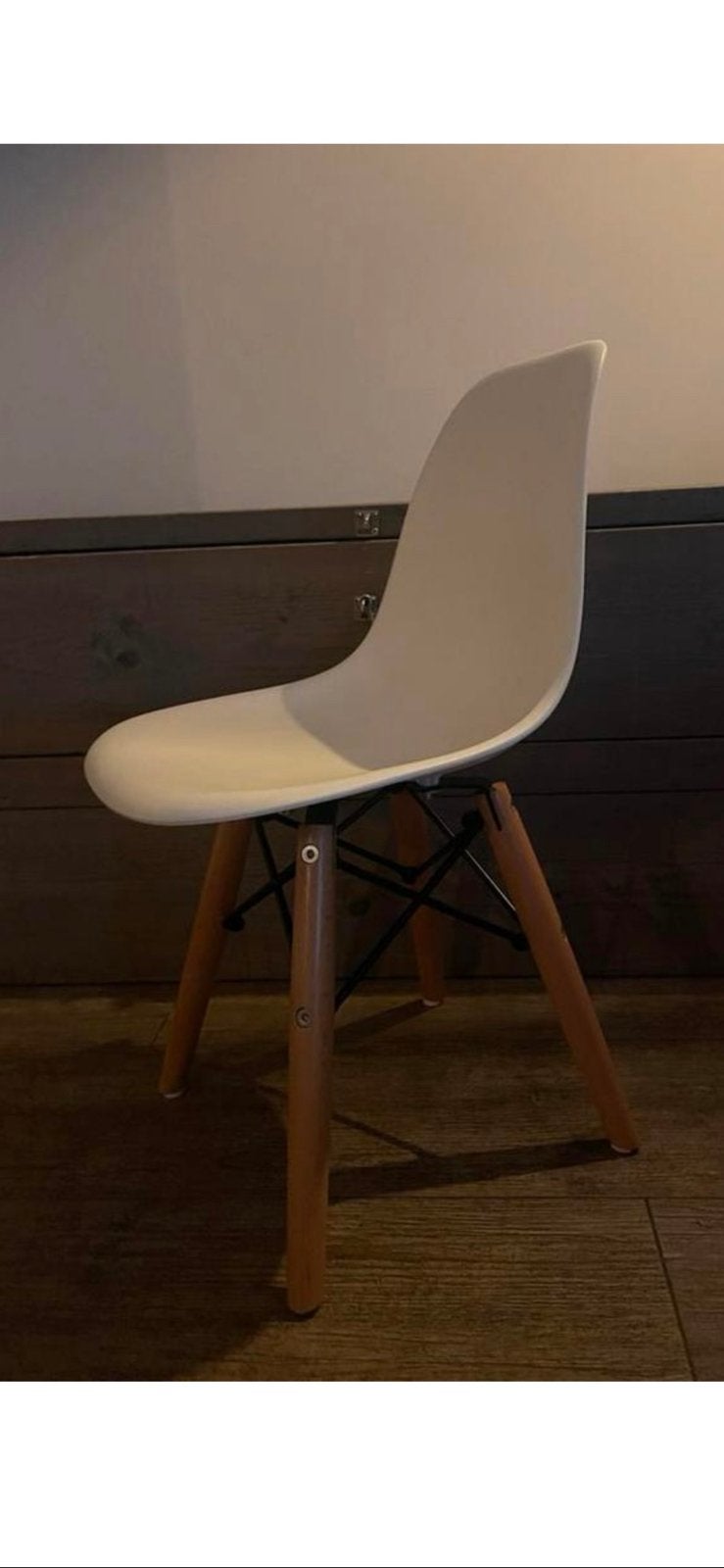 Eames stijl stoeltje voor kinderen, Ophalen of Verzenden, Zo goed als nieuw, Wit, Eén