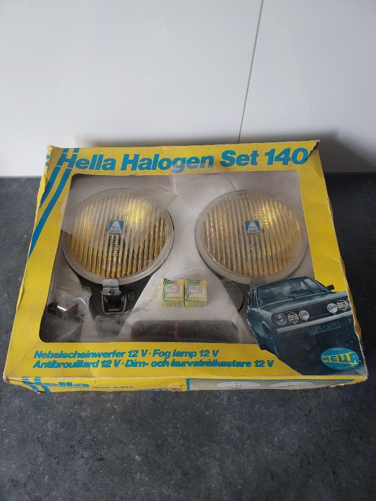 NOS Set Hella 140 Mistlampen Oldtimer VW Volvo BMW, Ophalen of Verzenden, Nieuw