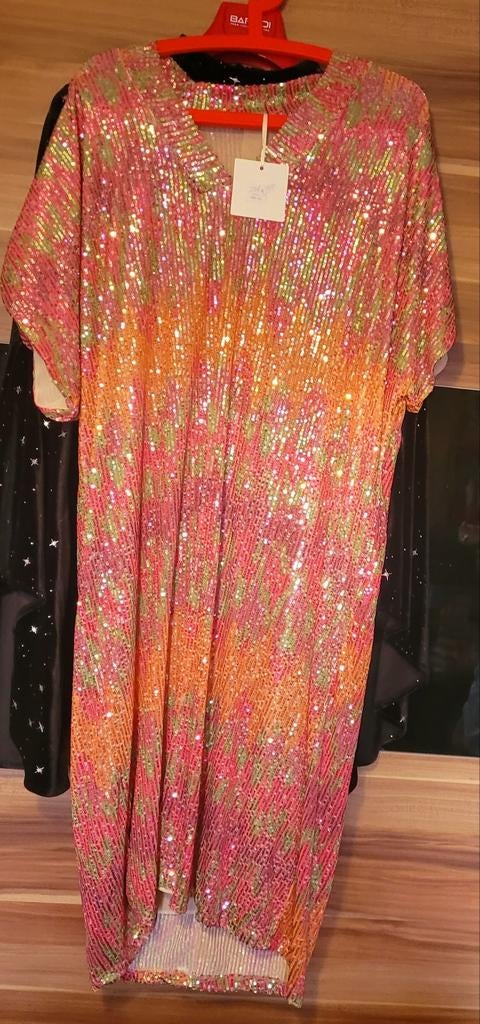 Mooie jurk , made in Italy , XL/XXL, Kleding | Dames, Grote Maten, Made in Italy, Overige kleuren, Jurk, Nieuw