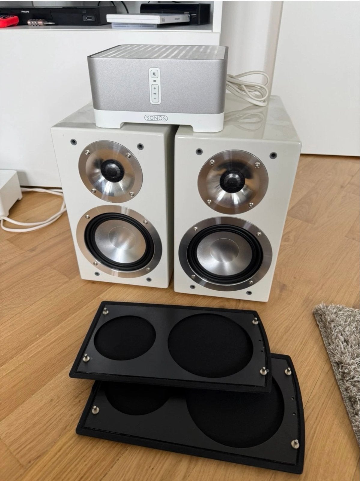 Canton Chrono SL 520 Boekenplank Speakers (Wit), Overige merken, Gebruikt, Ophalen of Verzenden, 60 tot 120 watt