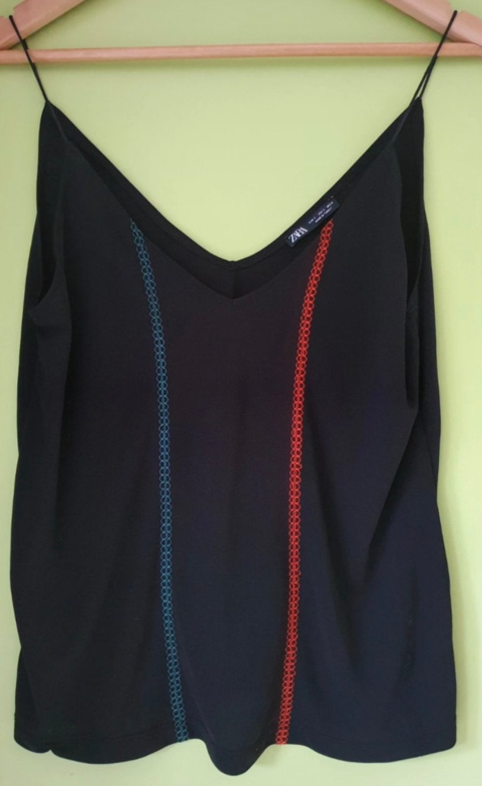 Top van Zara, mt S, Verzenden, Zwart, Zo goed als nieuw, Maat 36 (S)