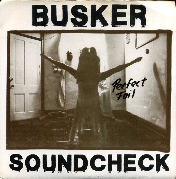 busker / soundcheck - alt/indie/punk - blauw vinyl + insert, Gebruikt, Verzenden, 7 inch, Rock en Metal