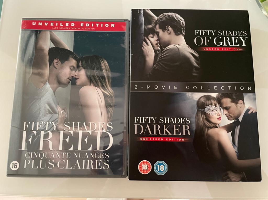Fifty Shades compleet (€5,00 gelijk verkocht), Alle leeftijden, Ophalen of Verzenden, Zo goed als nieuw