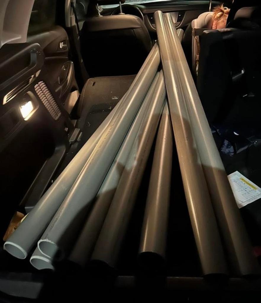 Pvc buizen 75mm diameter 8 stuks van 2 meter nieuwprijs €100, Ophalen, Pvc, 2 tot 4 meter, 60 tot 80 mm