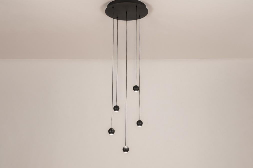 led hanglamp bed vide hal bedrijf tafel bank keuken lamp, Ophalen of Verzenden, Nieuw, Metaal