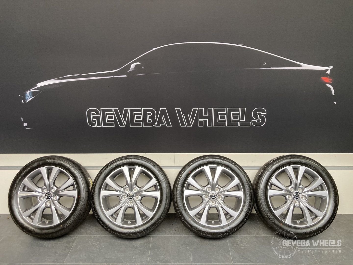 18” originele Mazda CX30 velgen + banden 5x114.3 9965787080, 18 inch, -, -, Banden en Velgen