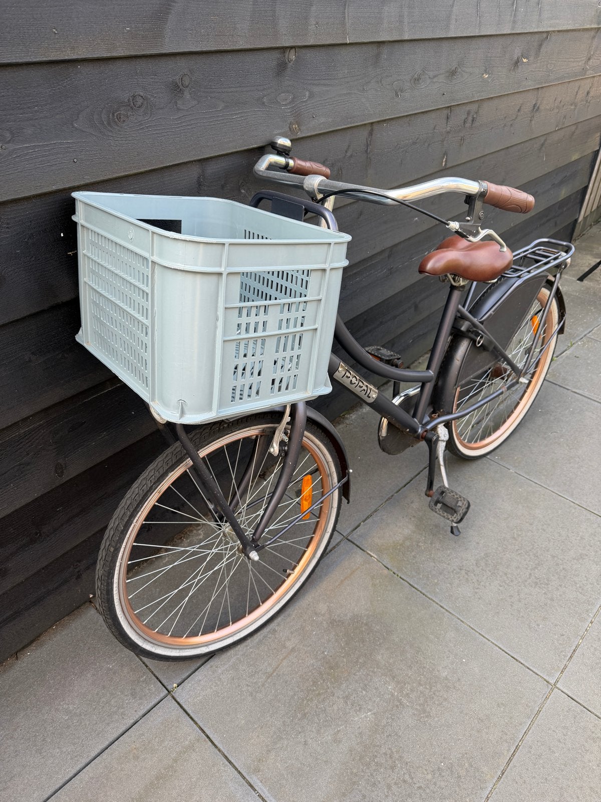 24 inch Popal fiets met mand, Ophalen, Gebruikt