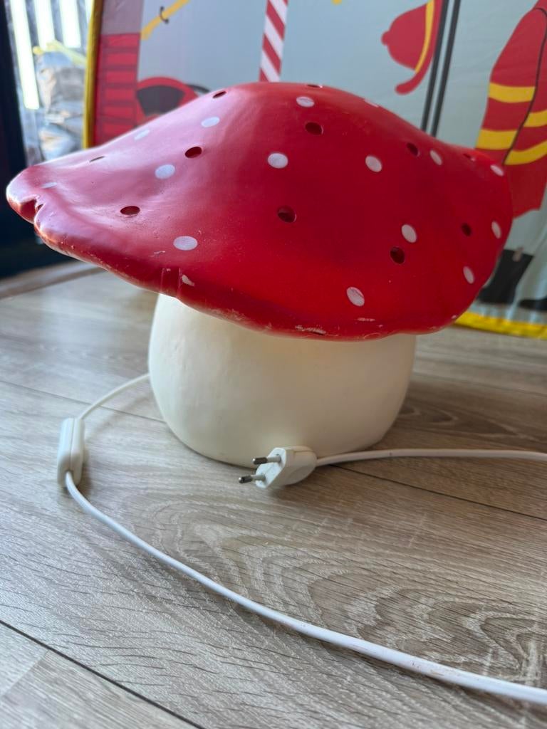 Paddenstoelenlamp - opknapper, Ophalen, Gebruikt, Lamp