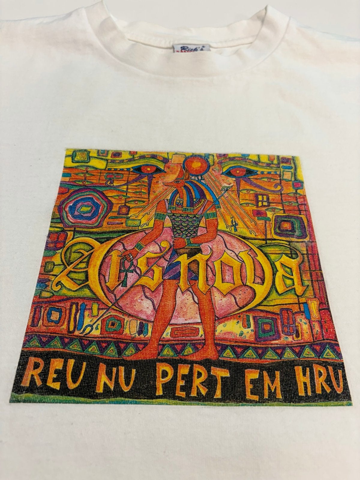 Ars Nova Japanse Rock Band T-shirt XL - Made in USA, Ophalen of Verzenden, Gedragen, Maat 56/58 (XL), Wit