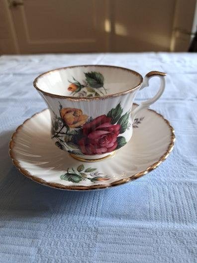 Kopje en Schotel Gladstone Staffordshire, Ophalen of Verzenden