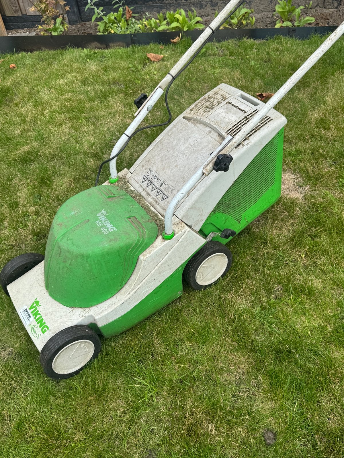 Viking ME 400 Elektrische Grasmaaier - Goede Staat, Ophalen, Cirkelmaaier, Gebruikt, Elektrische grasmaaier