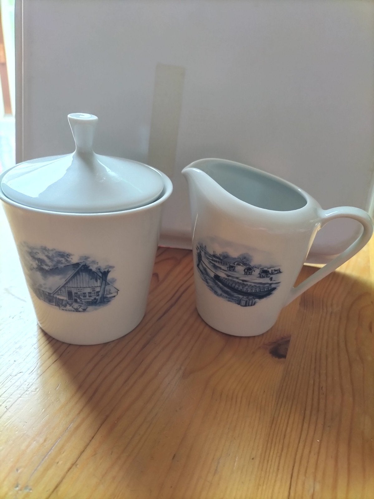 melk en suiker Weiden servies, Ophalen of Verzenden