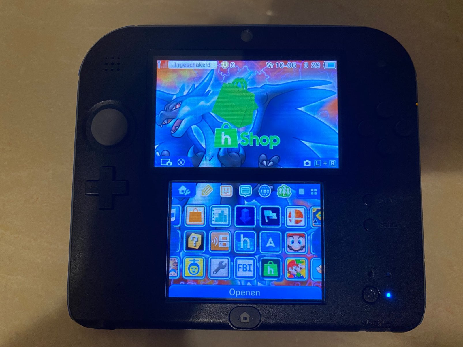 Nintendo, 2DS, Gebruikt, Met games, Verzenden