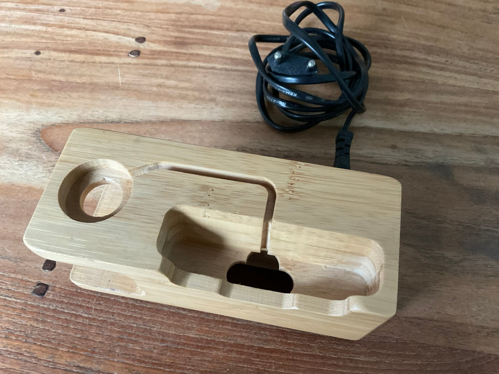 Desktop lader apple watch iphone, Ophalen of Verzenden, Zo goed als nieuw, Zwart