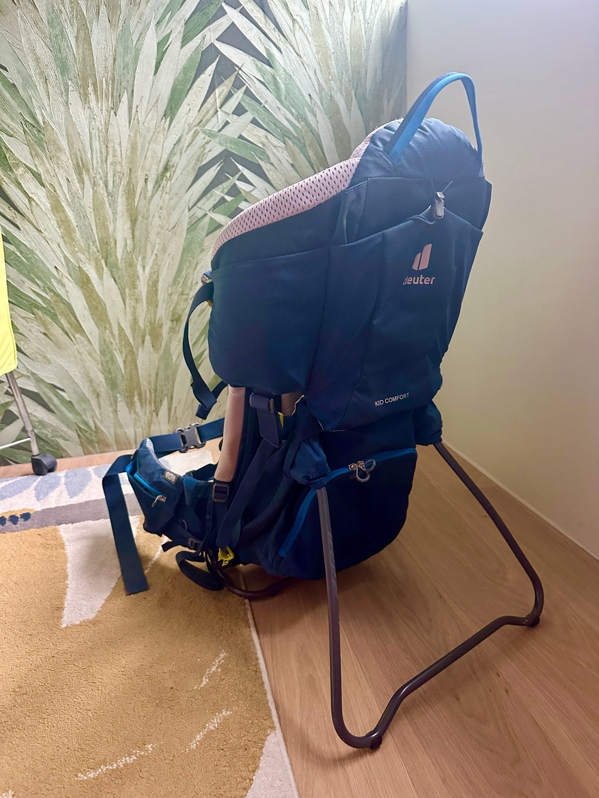 Deuter Kid Comfort Draagzak met Zonneklep - Perfecte staat, Kinderen en Baby's, Overige merken, Ophalen of Verzenden, Zo goed als nieuw