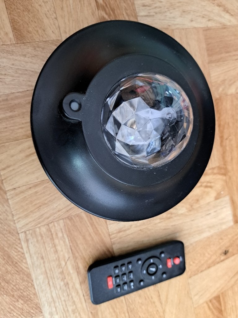 discobal met led licht op blue tooth en mp3 speler en afsta, Ophalen of Verzenden, Gebruikt, Discobol