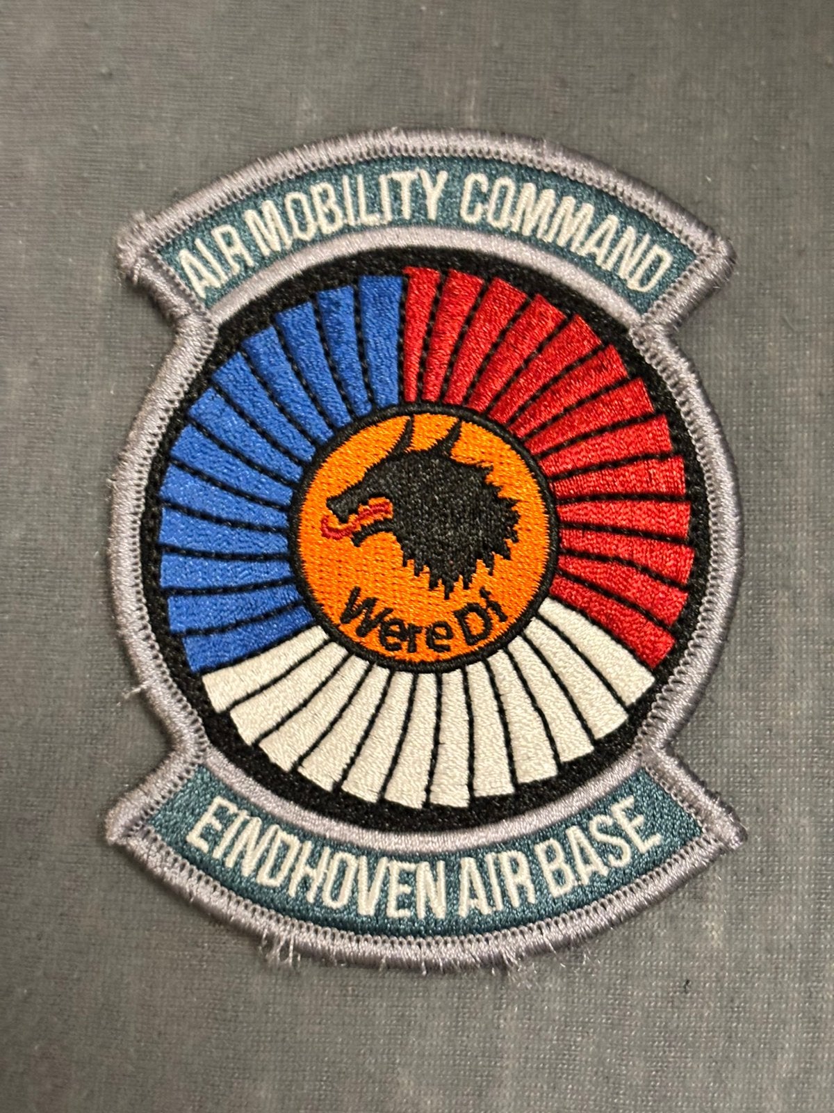 Embleem Eindhoven AB AMC, Verzenden, Luchtmacht, Nederland, Embleem of Badge