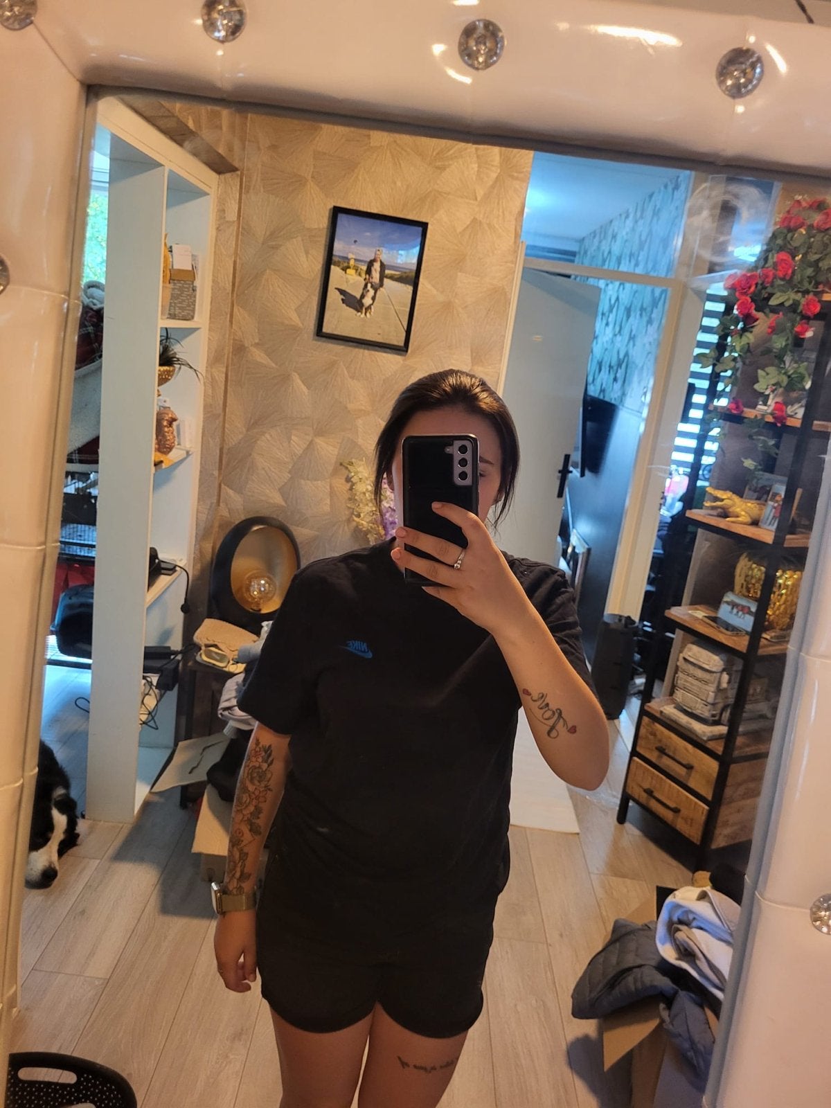 Nike shirt maat S, Zwart, Ophalen of Verzenden, Korte mouw, Maat 36 (S)