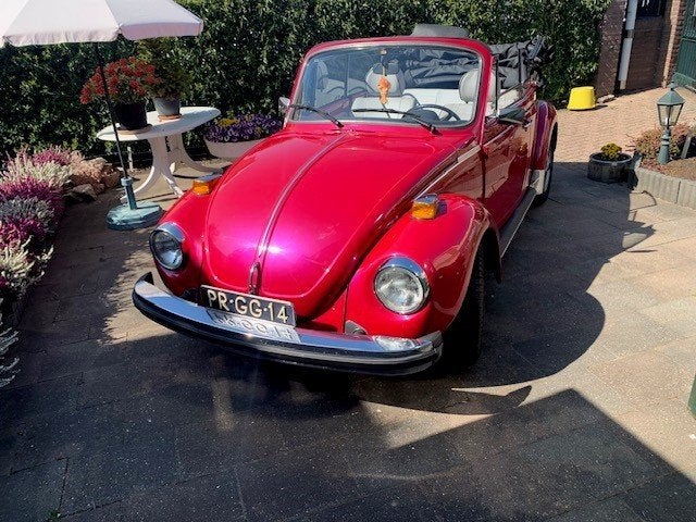 Volkswagen Kever Cabrio 1979 Rood, Auto's, Volkswagen, Particulier, Beetle (Kever), Benzine, Cabriolet, Handgeschakeld, Geïmporteerd