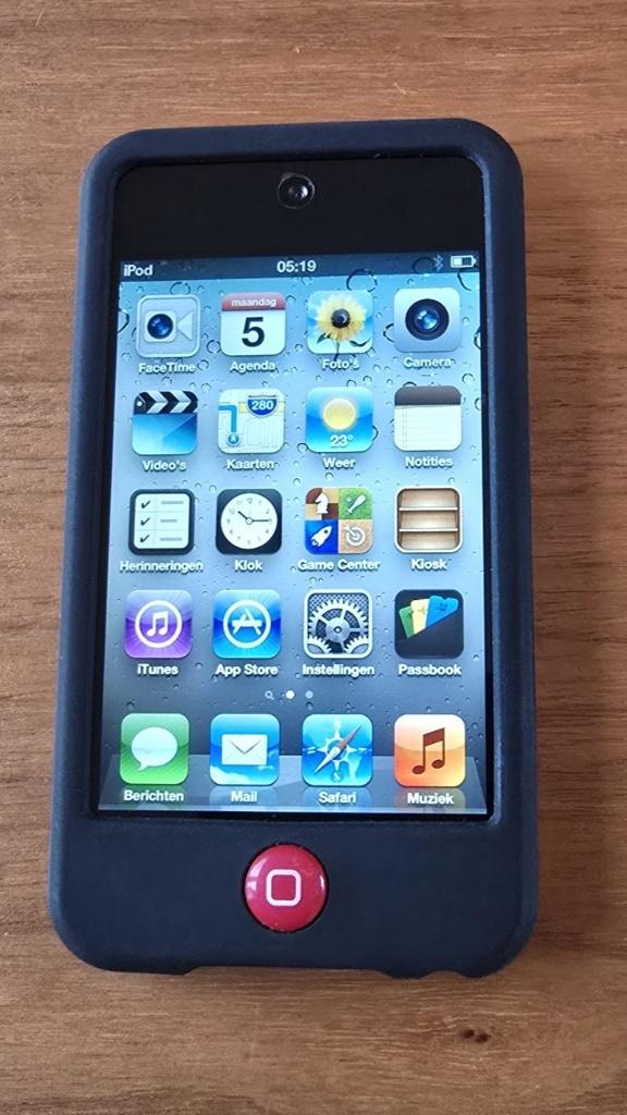 Apple iPod Touch 4e generatie, 32GB, zwart, model a1367, Gebruikt, Touch, Zwart, Ophalen of Verzenden