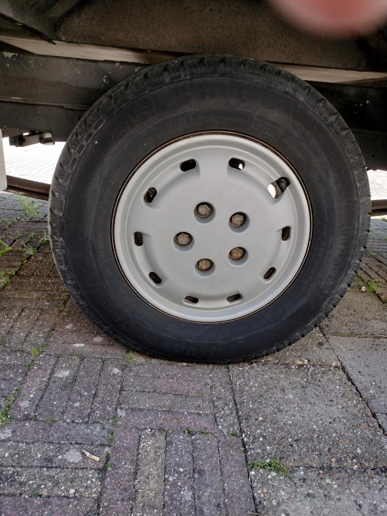 Maxi chassis velgen met camper banden 16inch, Ophalen of Verzenden