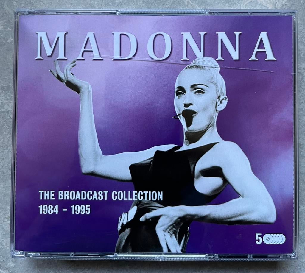 Madonna - The Broadcast Collection 1984-1995 (5 cd pop), Ophalen of Verzenden, Zo goed als nieuw