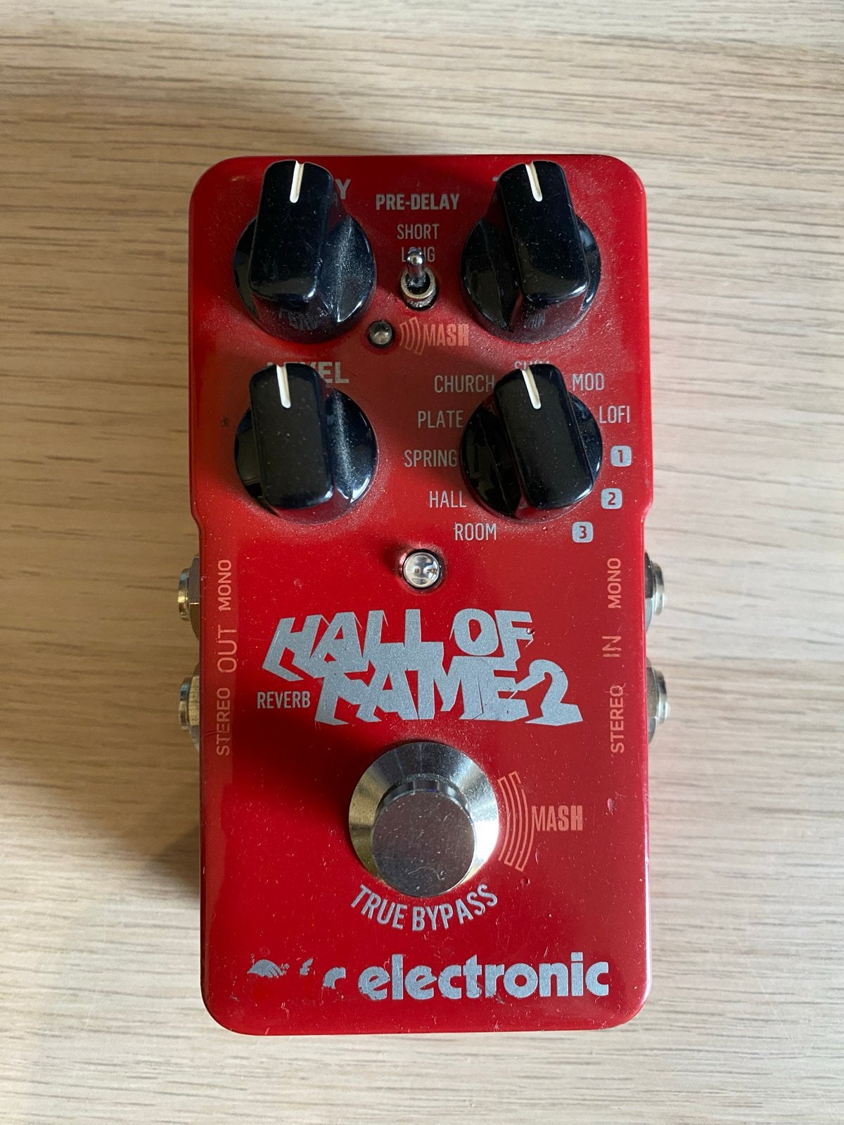 TC Electronic Hall of Fame 2 Reverb Pedaal, Muziek en Instrumenten, Effecten, Verzenden, Zo goed als nieuw, Reverb