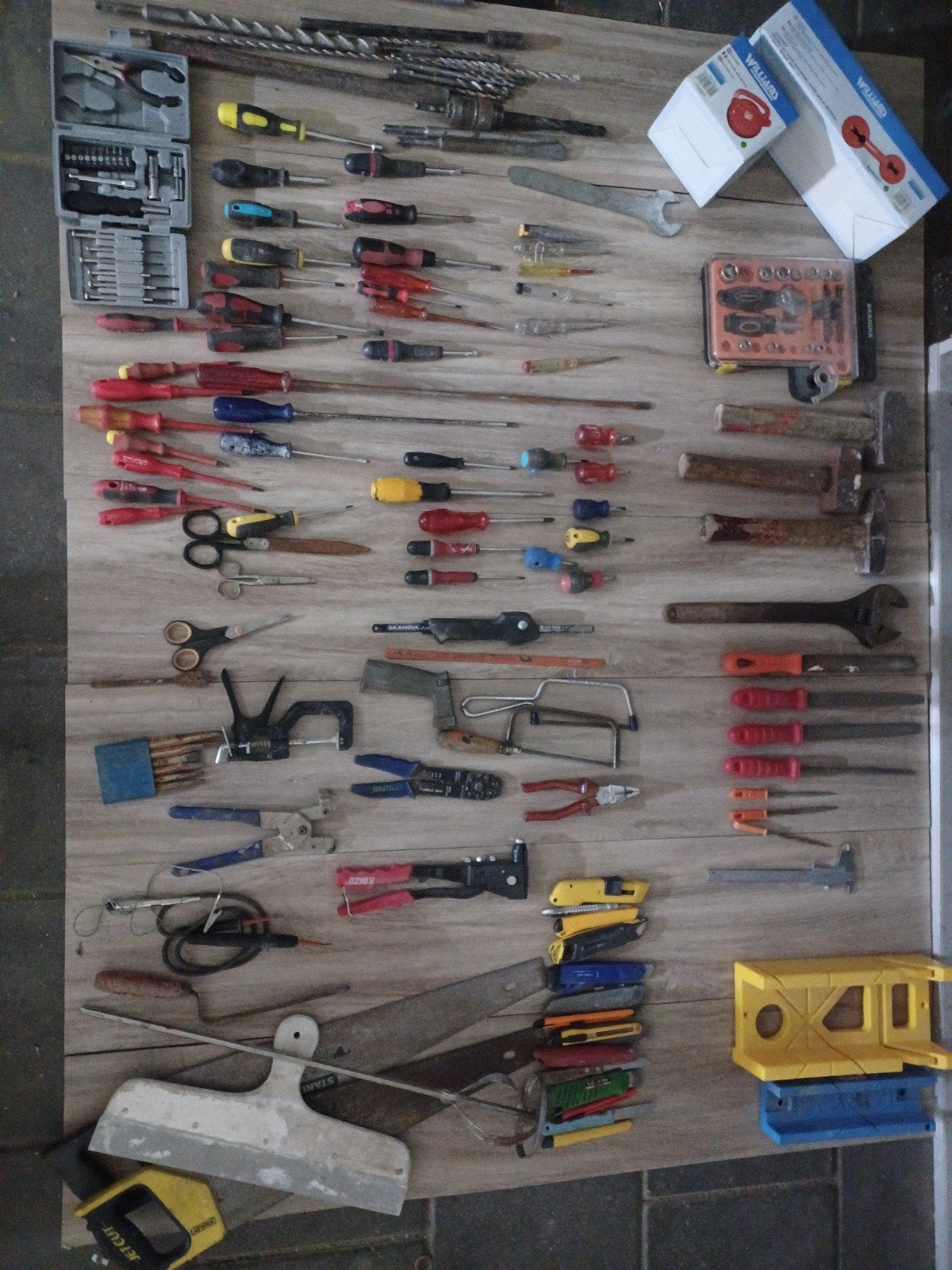Grote partij gereedschap in één koop, Doe-het-zelf en Verbouw, Gereedschap | Handgereedschap, Ophalen, Gebruikt, Gereedschapsset