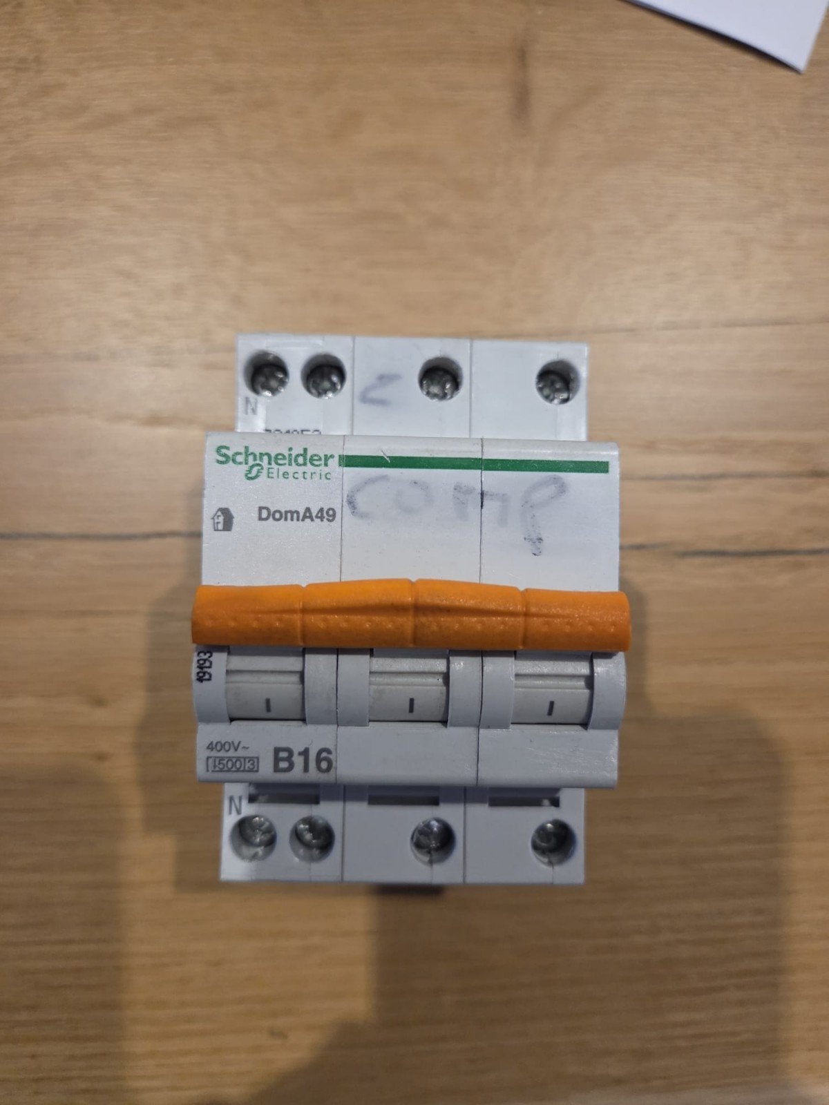 B16 400Volt automaat, Ophalen of Verzenden, Zo goed als nieuw, Schneider Electric, Aardlekautomaat