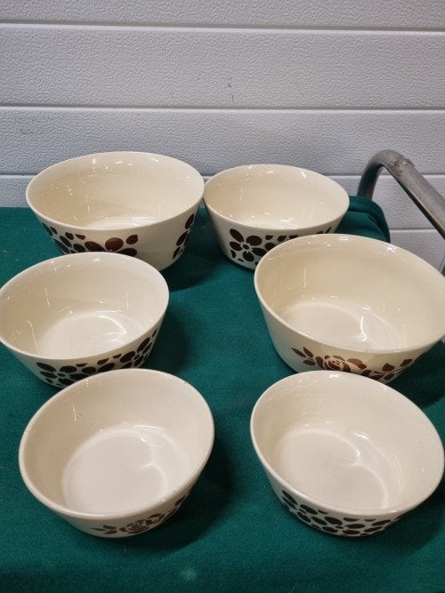 Schalen set ns/ddr zes schalen vintage, Ophalen of Verzenden, 'T Olde Gre-j, Info@toldegrej.nl, Endepoelstraat 20f Didam