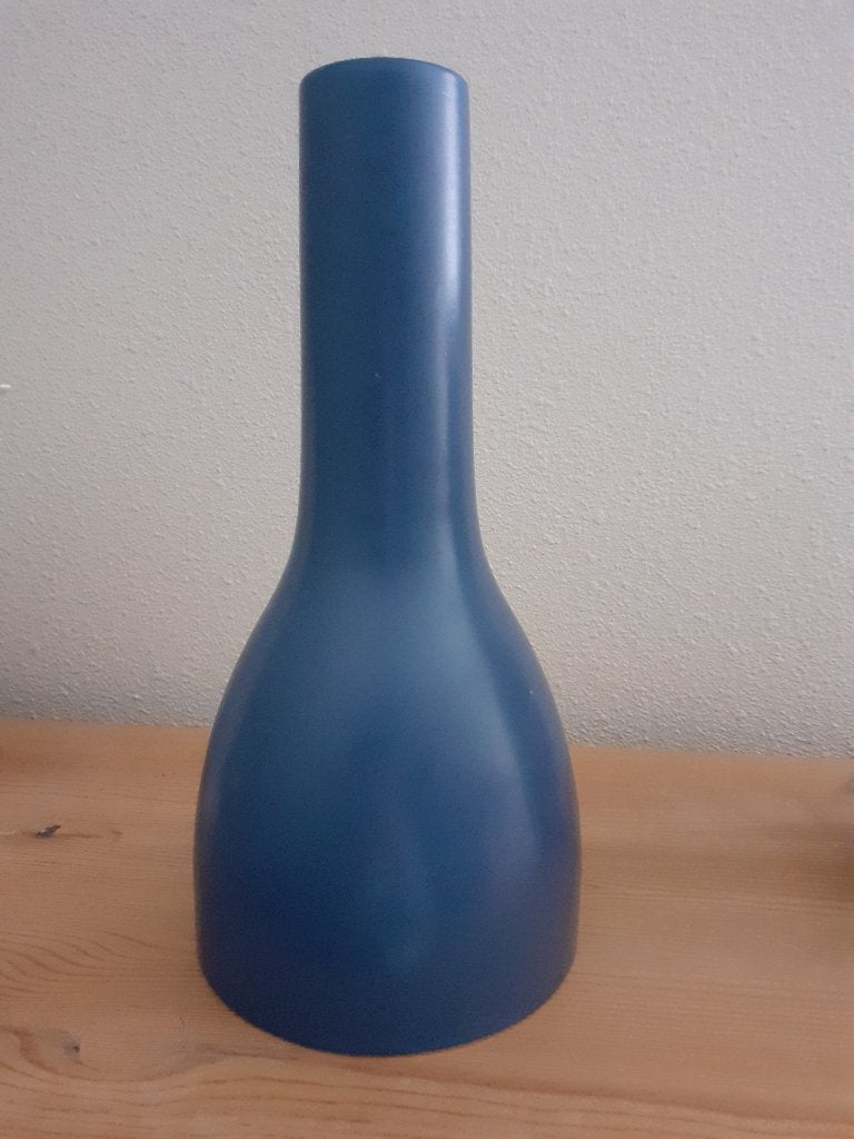 IKEA kobaltblauwe vaas nummer 1843 *eureka*, Overige materialen, 29 cm, Blauw, Ophalen of Verzenden
