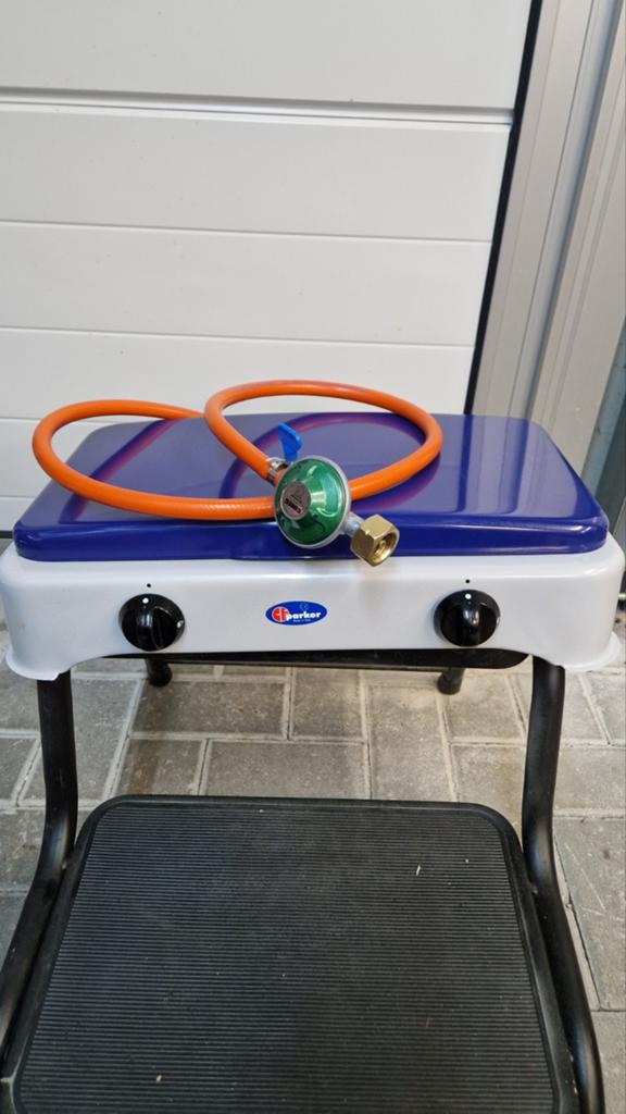Parker 2 pits camping gasstel, Caravans en Kamperen, Kampeeraccessoires, Ophalen of Verzenden, Nieuw