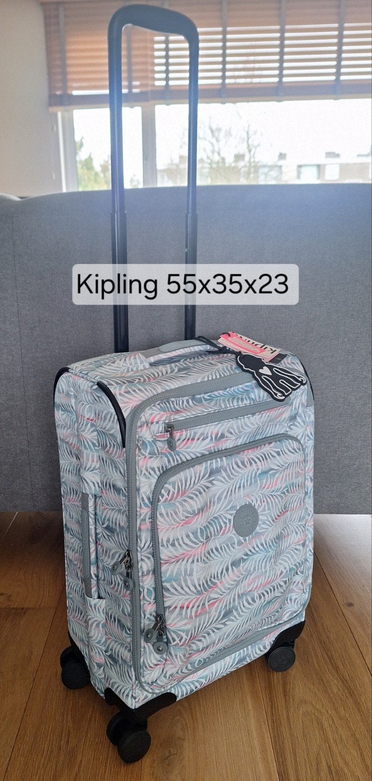 Nieuwe Kipling Palmtree S handbagage trolley koffer 55x35x23, 50 tot 60 cm, Nieuw, Ophalen of Verzenden, Minder dan 35 cm