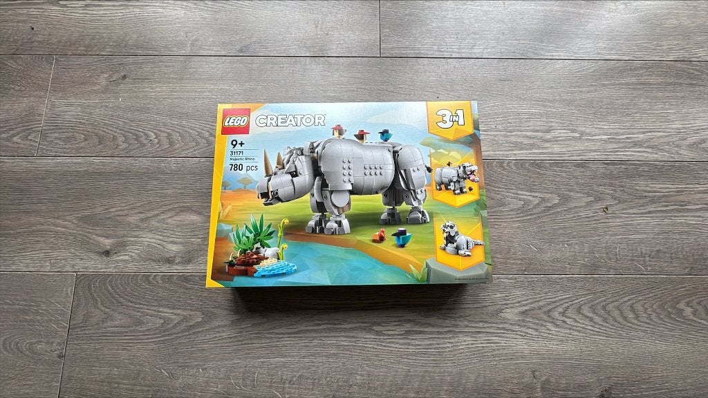 Lego Creator 3in1 31171 dieren: machtige neushoorn NIEUW, Lego, Nieuw, Ophalen of Verzenden, Compleet