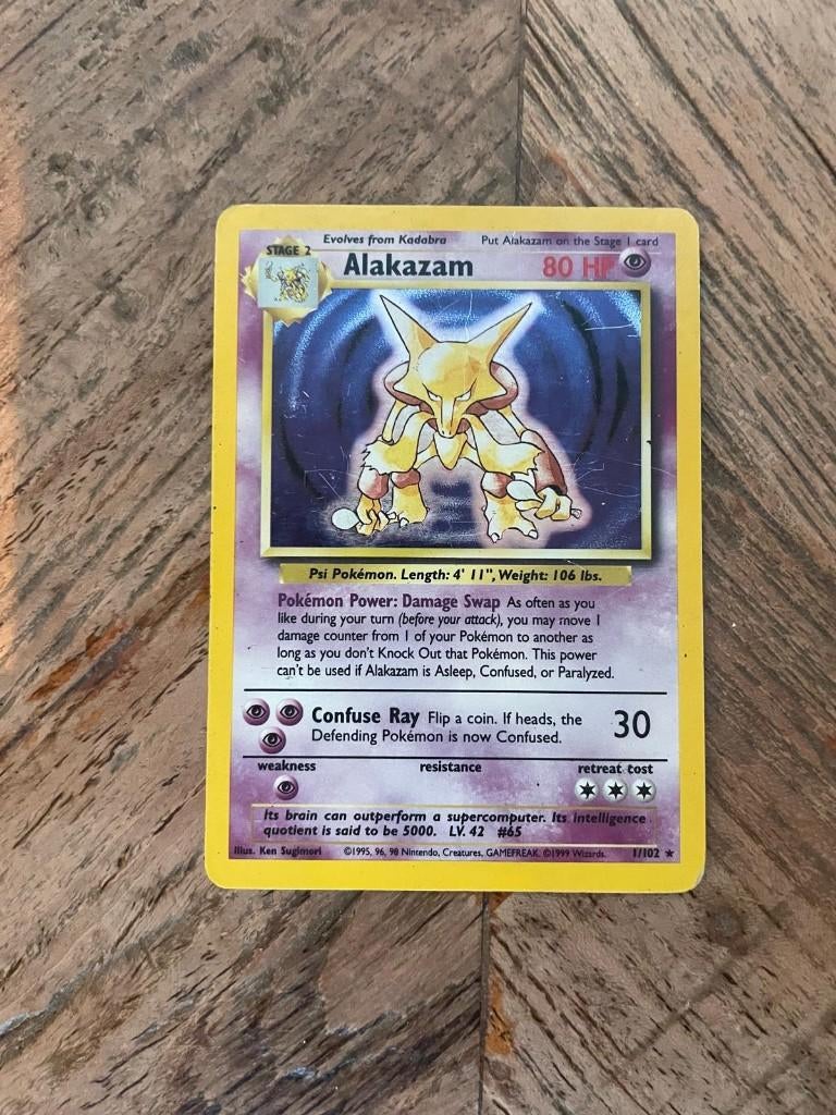 Alakazam base set, Ophalen of Verzenden