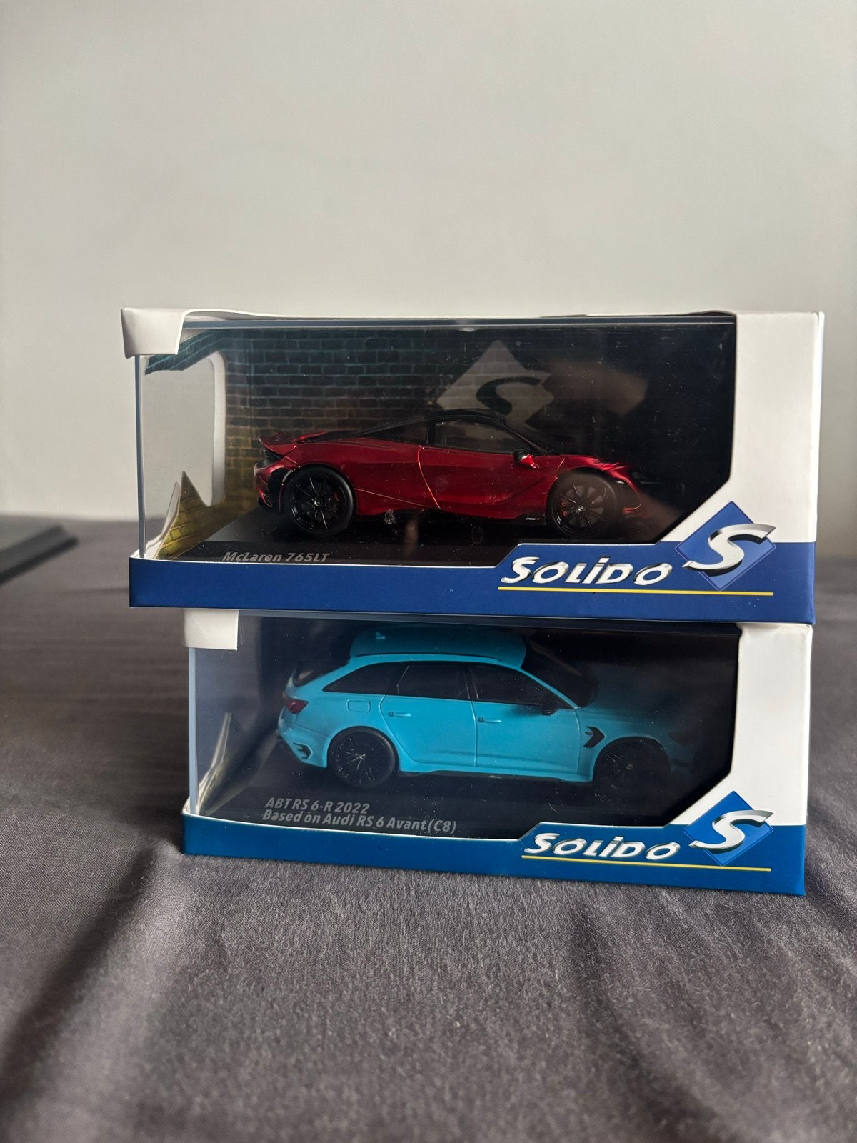 Solido modelauto's: McLaren 765LT & Audi RS 6 Avant (C8), Ophalen of Verzenden, Nieuw, Auto, Solido