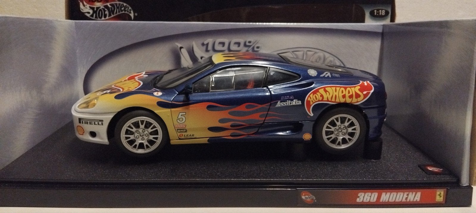 Ferrari 360 Modena special colour Hot Wheels 1:18 KRD, Ophalen of Verzenden, Zo goed als nieuw, Auto, Hot Wheels