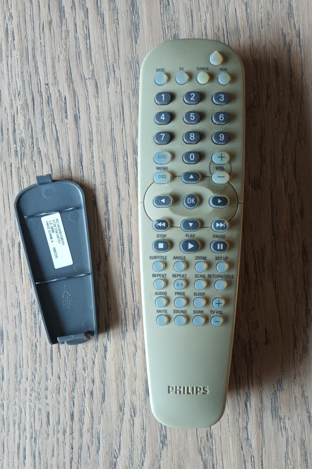 Philips Afstandsbediening (LX-3600 DVD / Home Cinema), Ophalen of Verzenden, Gebruikt, Origineel, Dvd